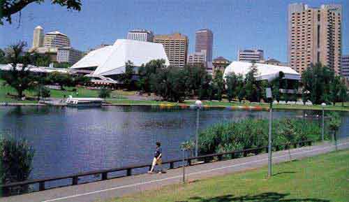 The River Torrens and Adelaide Festival Centre